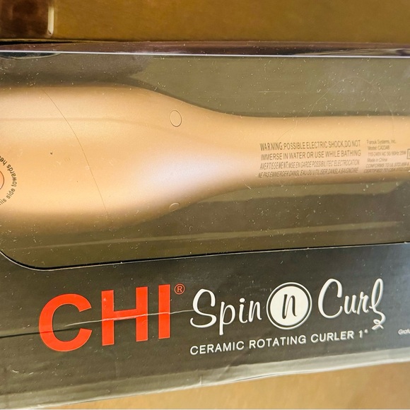 CHI Spin & Curl ceramic rotating curler Rose Gold - Picture 4 of 9